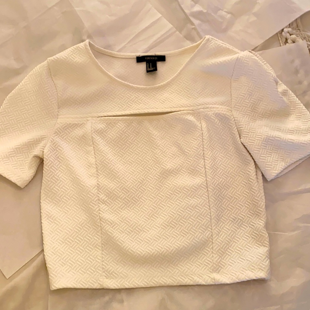 Textured Split Top